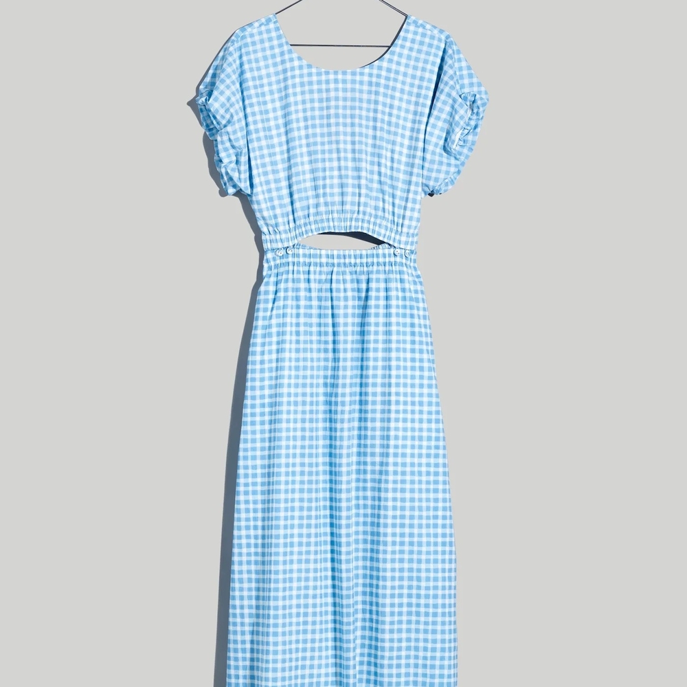 Pull-On Dress Set in Gingham Check - Madewell